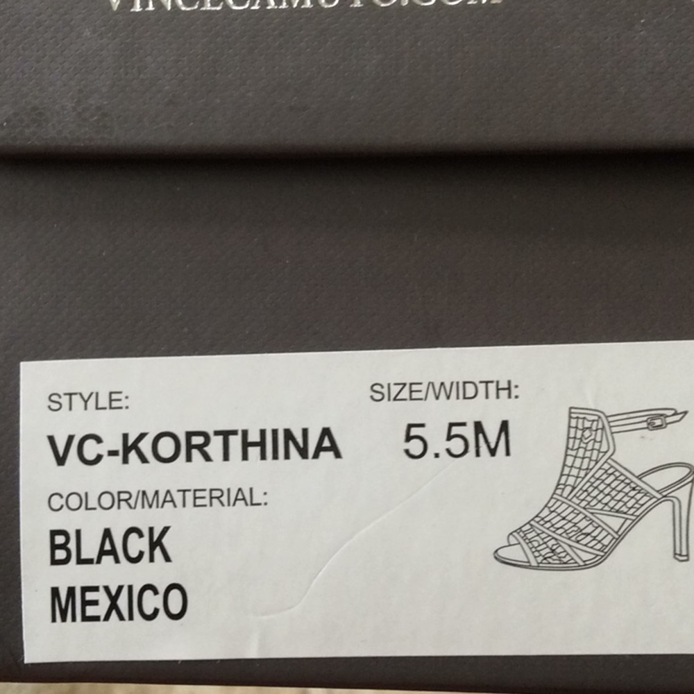 VINCE CAMUTO SIZE 5.5 KORTHINA DRESS SANDALS - Picture 4 of 8